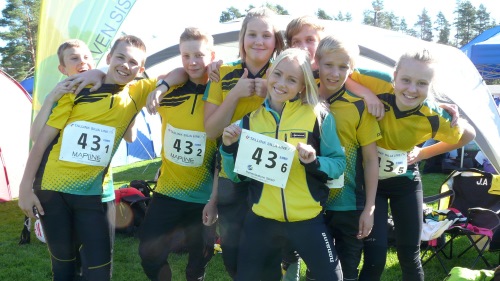 Sisun Nuorten Jukola -joukkue 2013